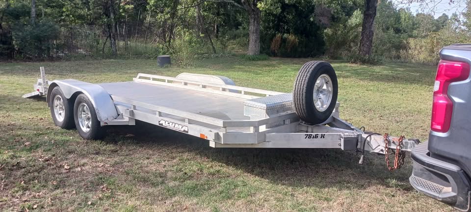 16' Aluma car hauler "ALL ALUMINUM" tandem axle trailer, photo 2