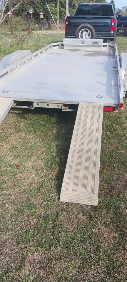 16' Aluma car hauler "ALL ALUMINUM" tandem axle trailer, photo 6