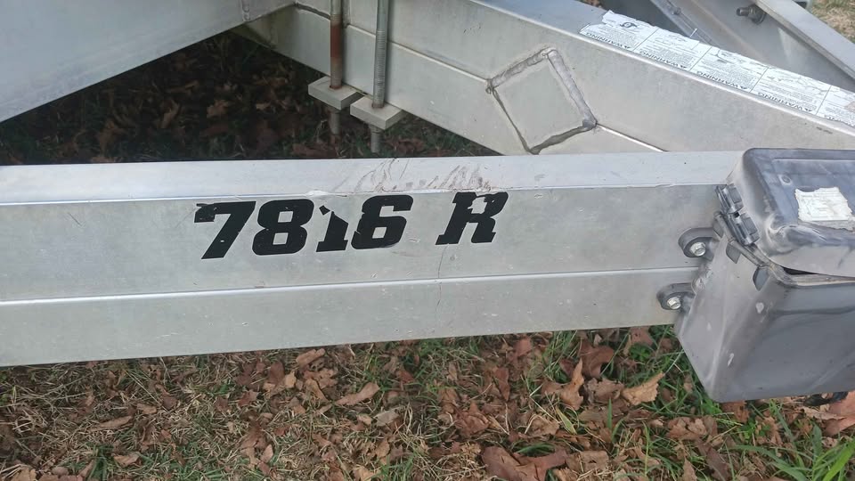16' Aluma car hauler "ALL ALUMINUM" tandem axle trailer, photo 8