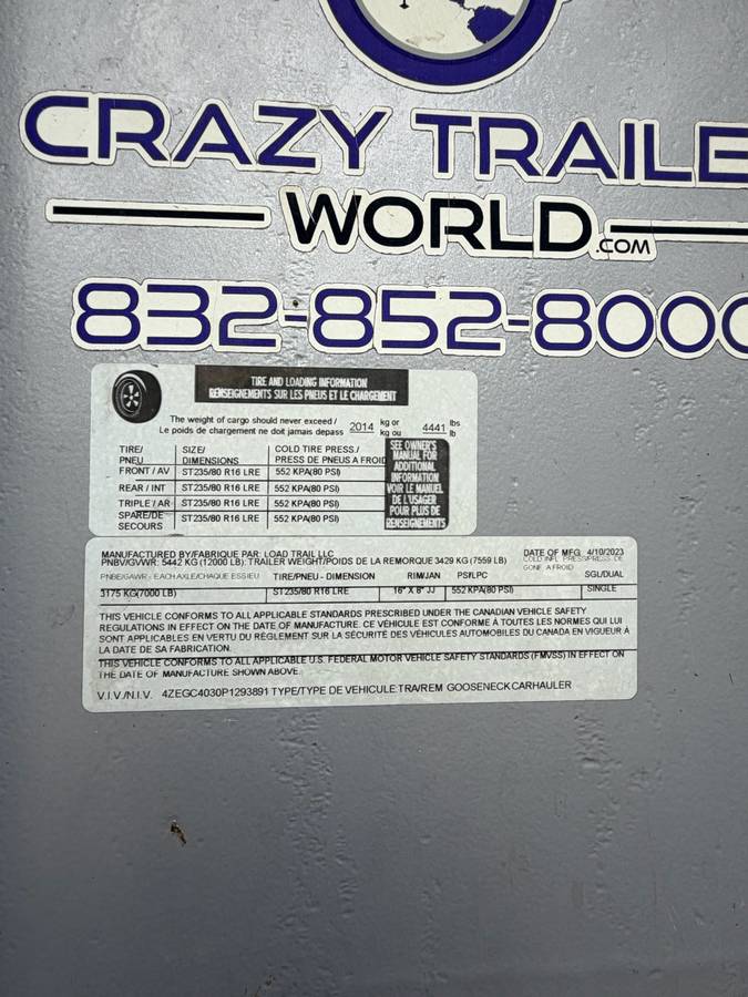 2023 Load Trail 40’ car / equipment hauler, photo 11