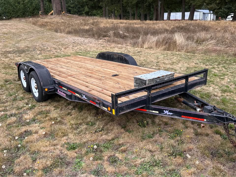 2001 Flatbed car hauler 16 ft, photo 5