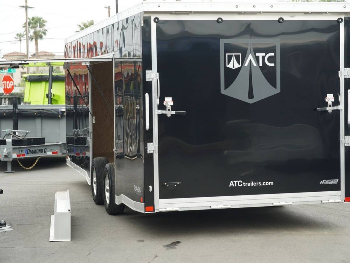 All-Aluminum 2022 ATC Raven Limited 24ft Car Hauler with Ramp Door, photo 2