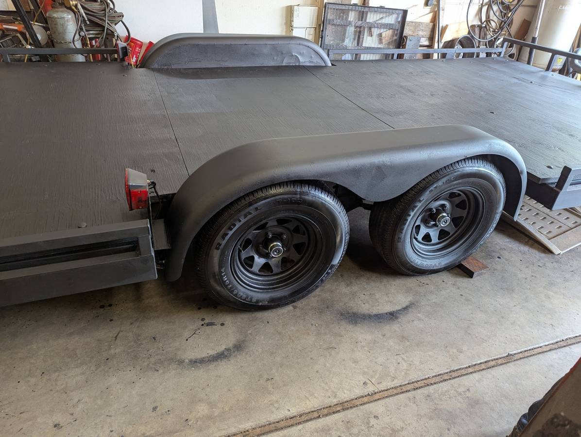 Car trailer or ? 8 ft x 18 ft with title, photo 2