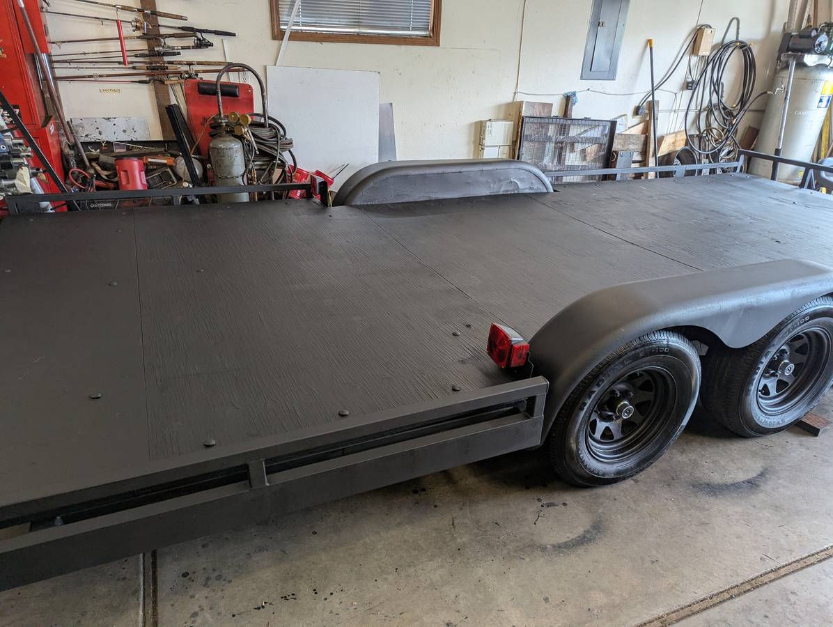 Car trailer or ? 8 ft x 18 ft with title, photo 3