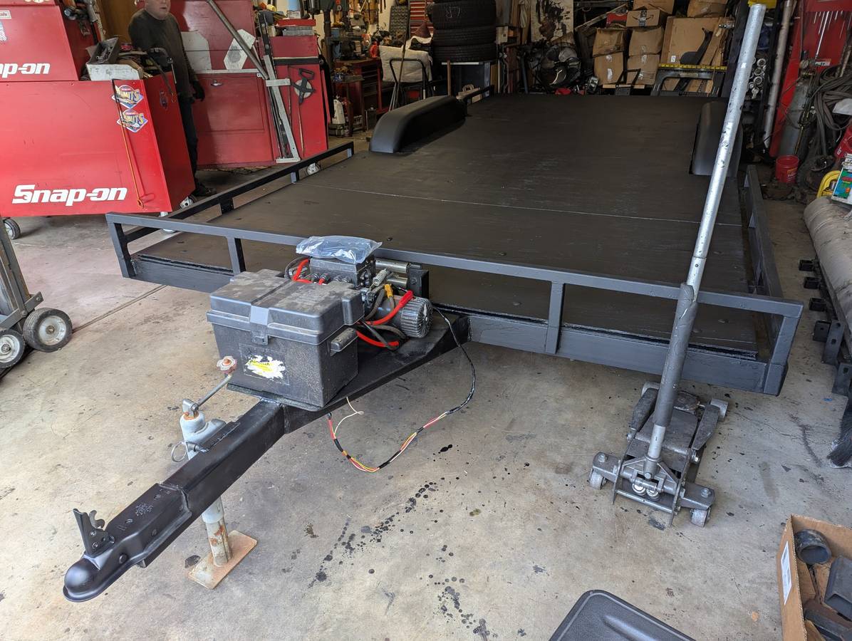Car trailer or ? 8 ft x 18 ft with title, photo 5