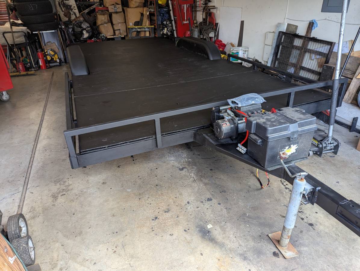 Car trailer or ? 8 ft x 18 ft with title, photo 6