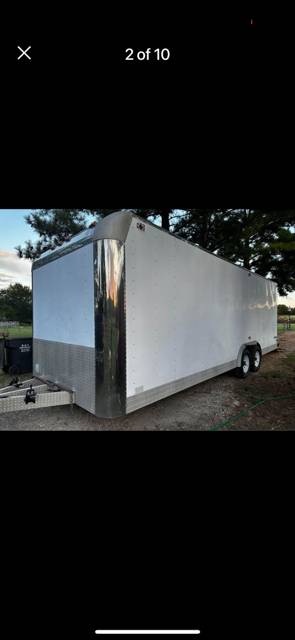 24' Exodus Enclosed car trailer by Hamlet Mfg, photo 2