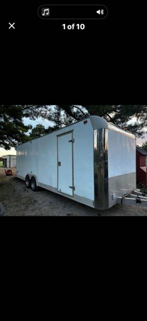 24' Exodus Enclosed car trailer by Hamlet Mfg, photo 5