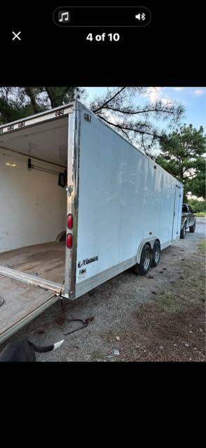 24' Exodus Enclosed car trailer by Hamlet Mfg, photo 10
