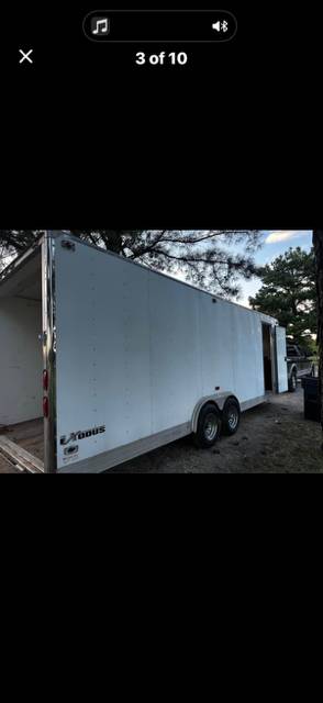 24' Exodus Enclosed car trailer by Hamlet Mfg, photo 11