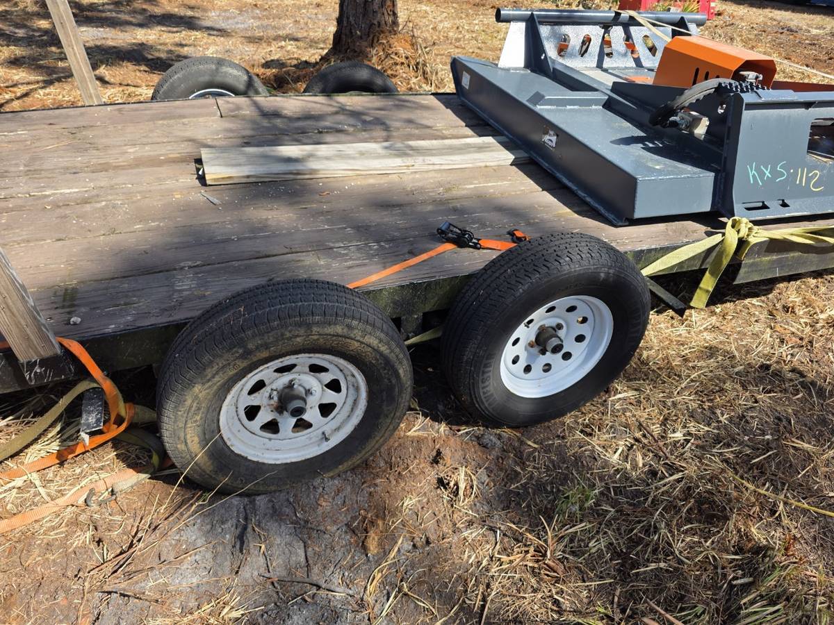7x18 Car Hauler / Equipment Trailer – Dual 3,500 lb Axles – Ramps, photo 4