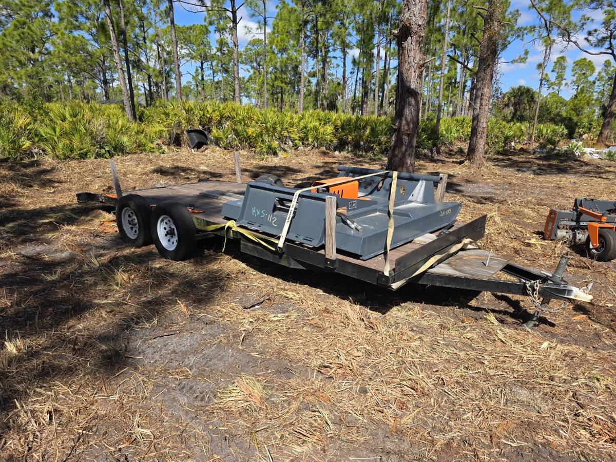 7x18 Car Hauler / Equipment Trailer – Dual 3,500 lb Axles – Ramps, photo 6