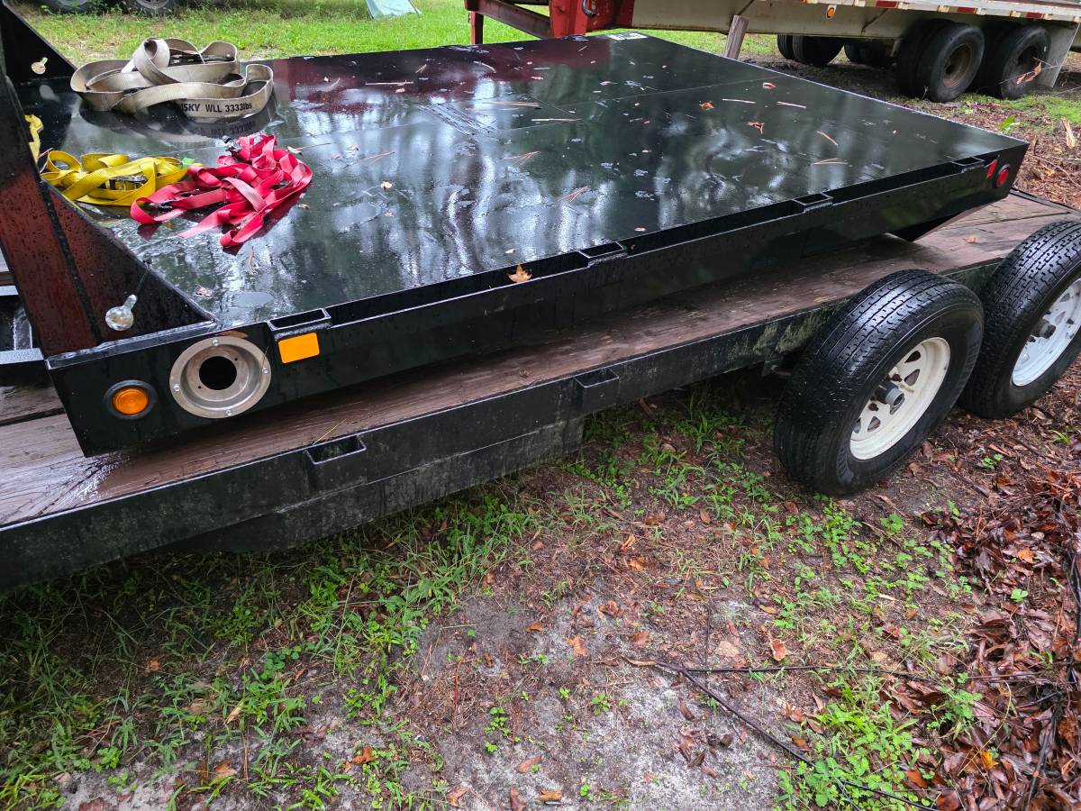 7x18 Car Hauler / Equipment Trailer – Dual 3,500 lb Axles – Ramps, photo 7