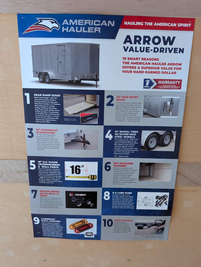 2026 AMERICAN HAULER/HALMARK TRAILER, photo 9