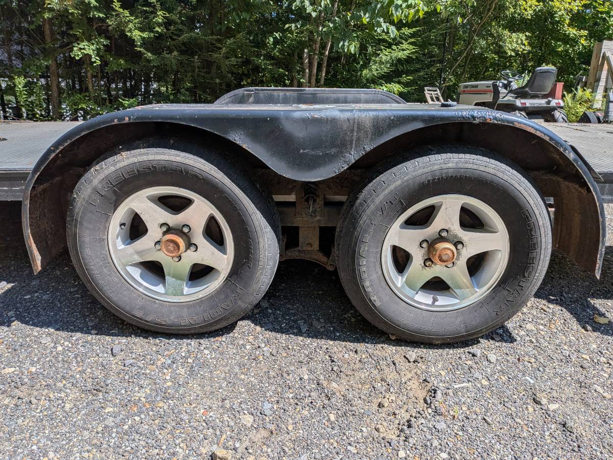 Aluminum deck tilt car trailer, photo 3