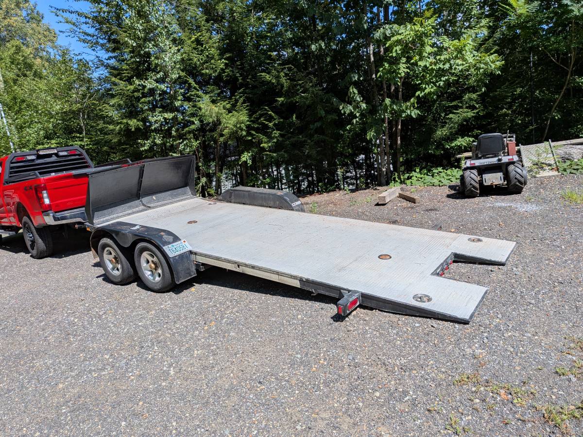 Aluminum deck tilt car trailer, photo 10