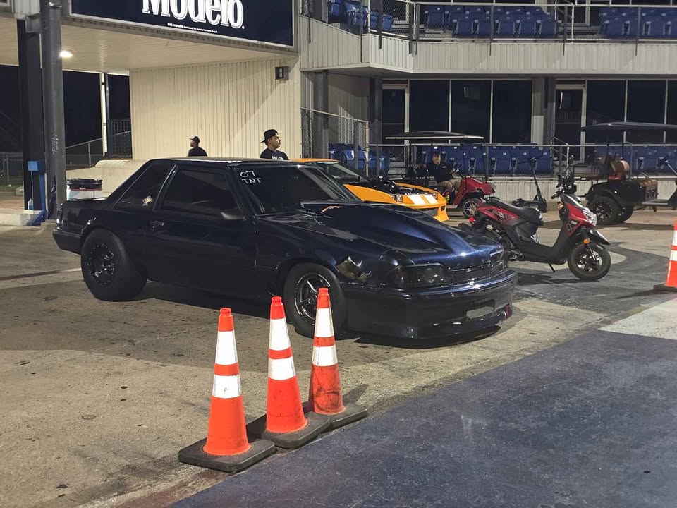 1992 Ford Mustang drag car, turbo LS 5.3, Powerglide, 5.30 index, photo 3