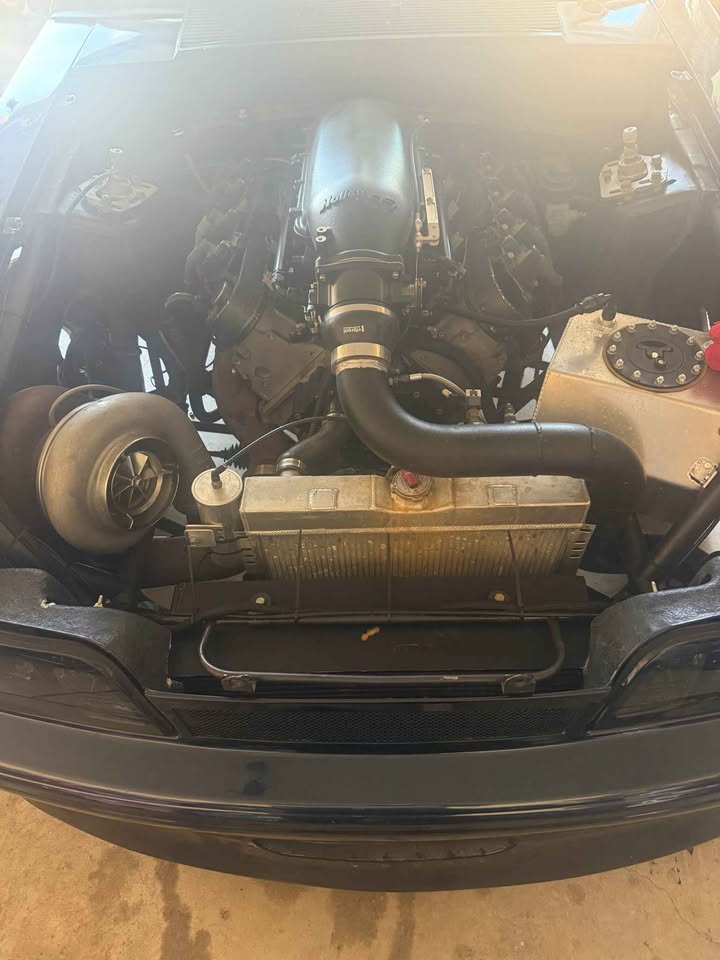 1992 Ford Mustang drag car, turbo LS 5.3, Powerglide, 5.30 index, photo 4