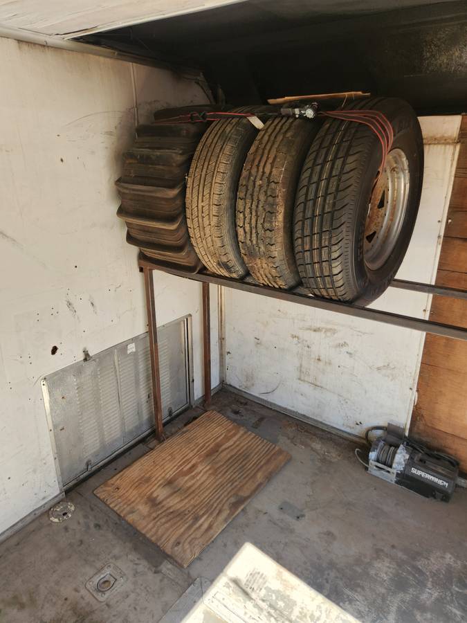 28x8 car hauler trailer enclosed cargo with ramp, photo 8