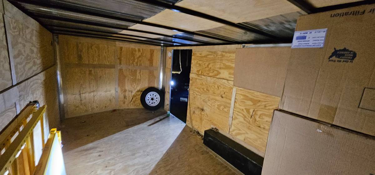 2022 ENCLOSED CARGO TRAILER 8.5x24x8 – TALL BOY EXTRA HEIGHT + NEW WIR, photo 3