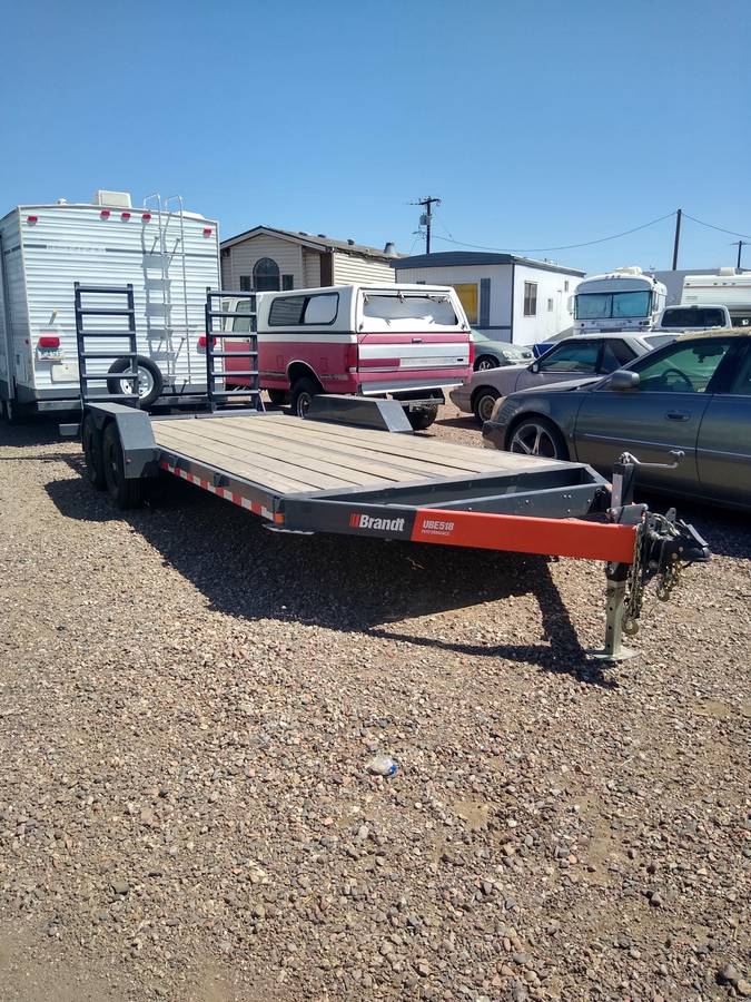 2023 Brandt UBE518 Equipment Trailer — 16' + Dovetail, 9,900 lb GVWR, photo 5