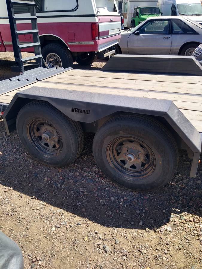 2023 Brandt UBE518 Equipment Trailer — 16' + Dovetail, 9,900 lb GVWR, photo 6