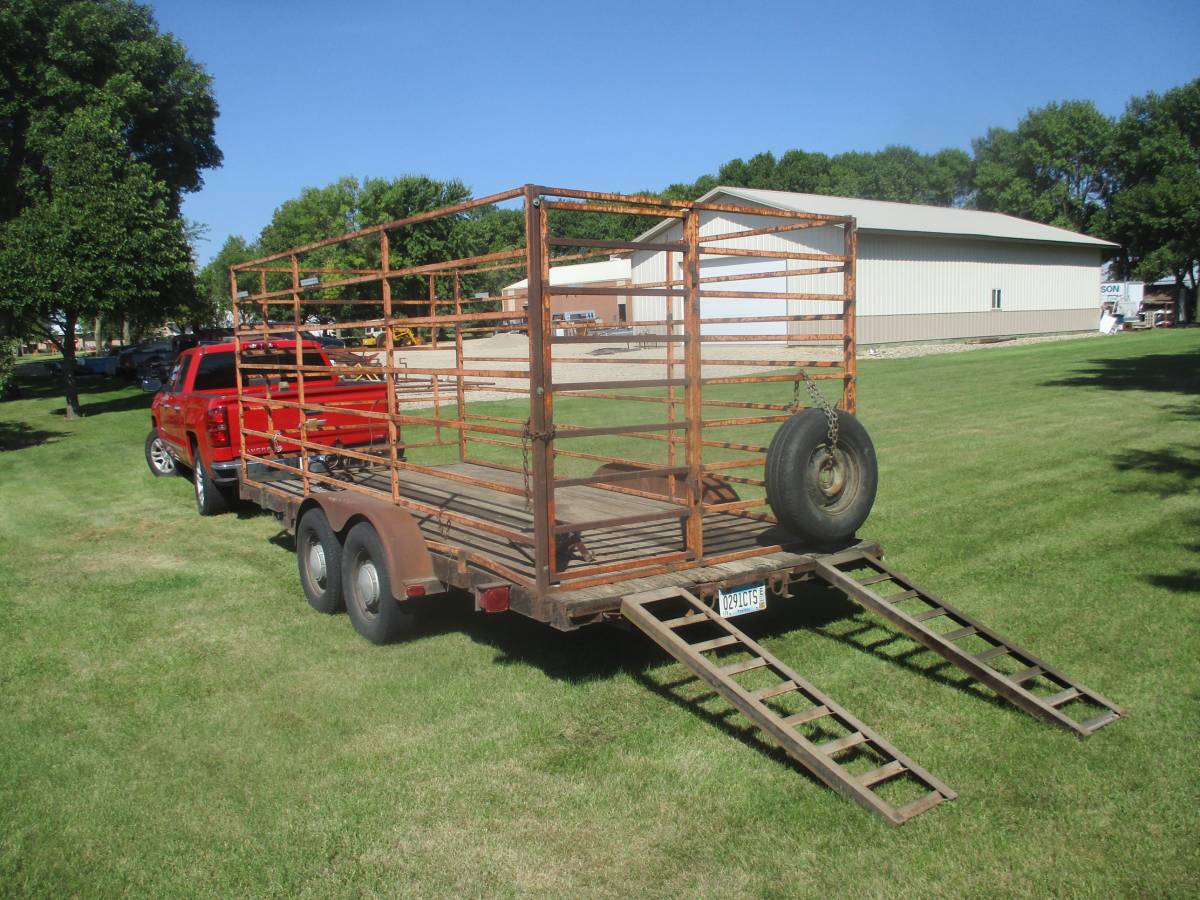 1991 DCT 16' Car Trailer w. Warn Winch, photo 2