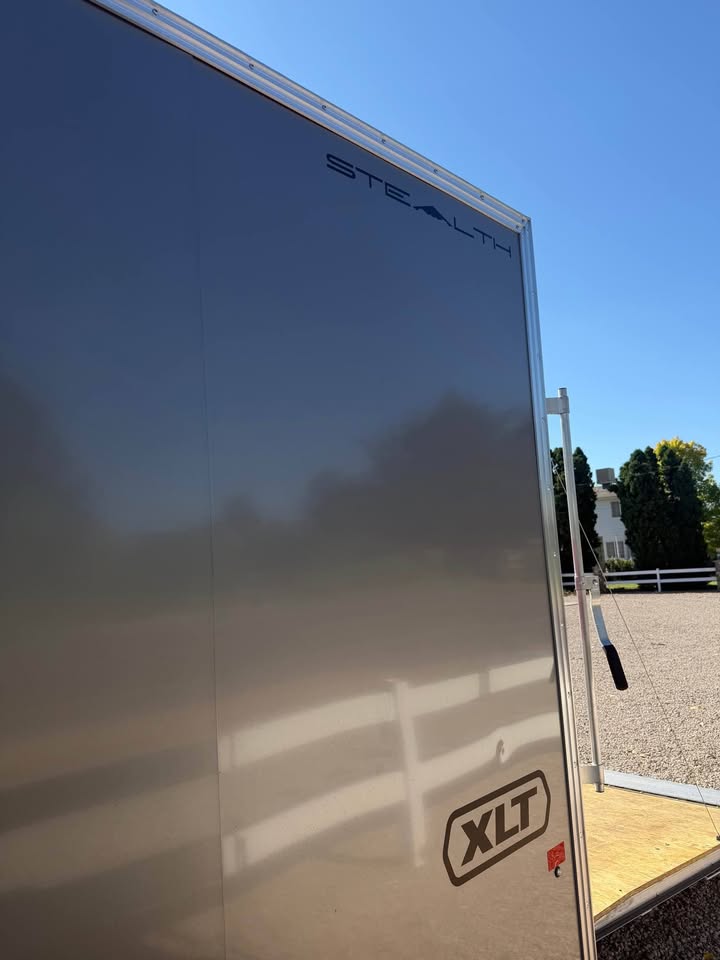 2025 Stealth All Aluminum 8’x24’ enclosed race car trailer with heavy duty ramp, side garage door, photo 3