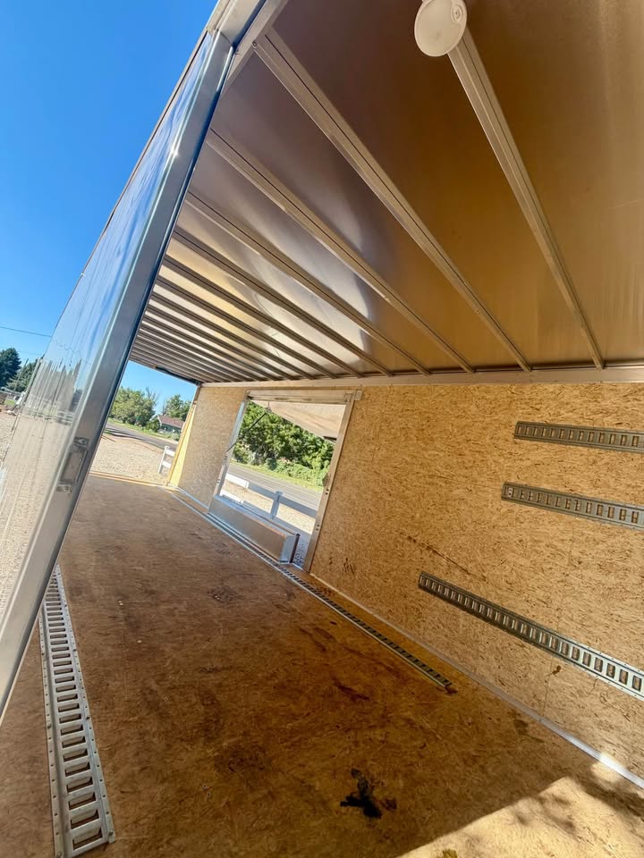 2025 Stealth All Aluminum 8’x24’ enclosed race car trailer with heavy duty ramp, side garage door, photo 9