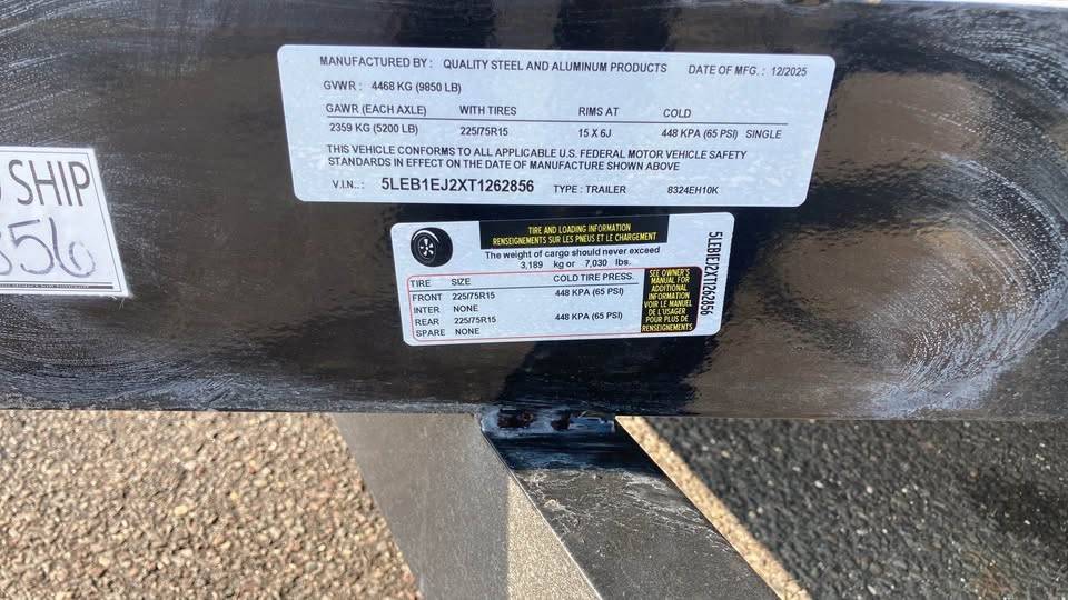 brand new 24' 10k gvwr car hauler, photo 2