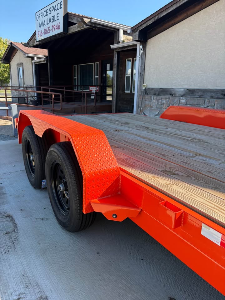2026 Rice 82 in x 18 ft car hauler, 7K GVWR, photo 7