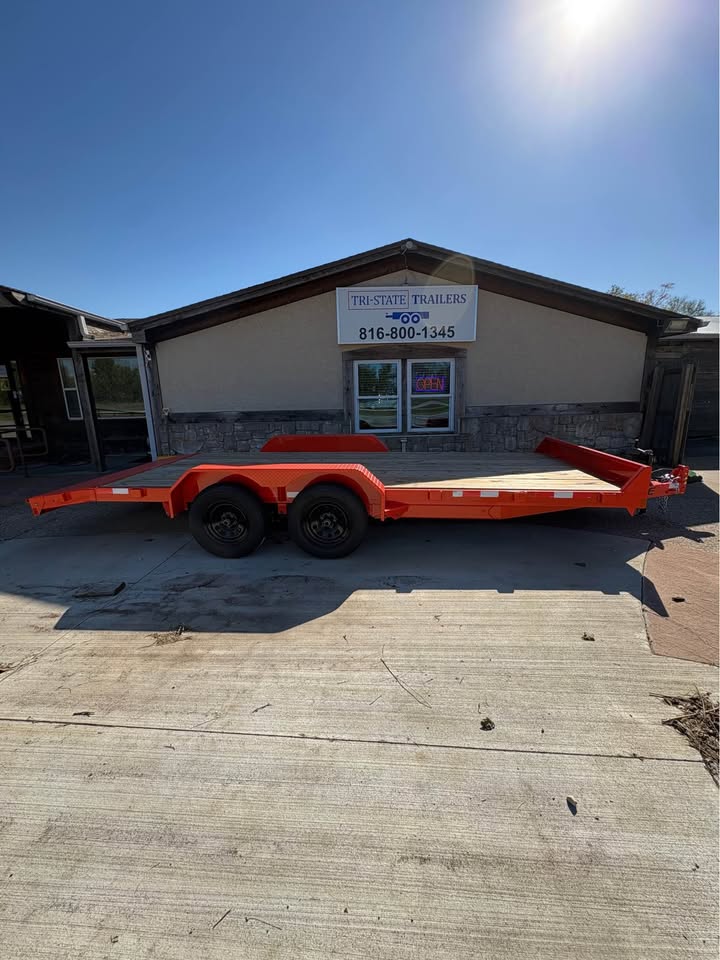 2026 Rice 82 in x 18 ft car hauler, 7K GVWR, photo 9