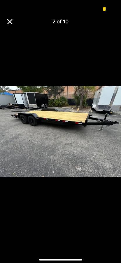 New 2027 7’x16’ Worldwide Car Trailer, photo 2