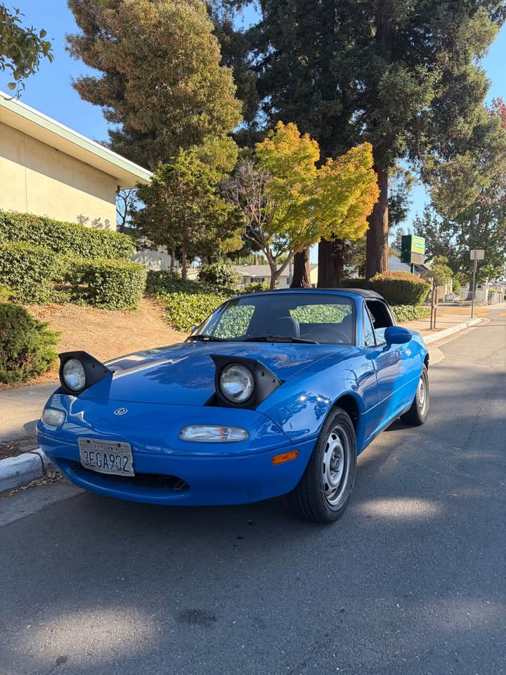 1993 Mazda MX-5 Miata, Mariner Blue, new timing belt and clutch, photo 3