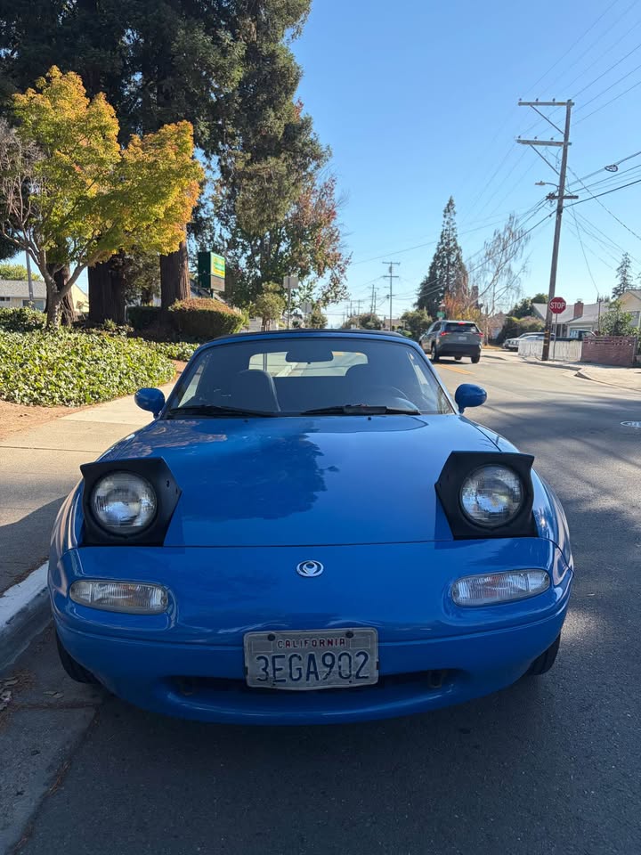 1993 Mazda MX-5 Miata, Mariner Blue, new timing belt and clutch, photo 5