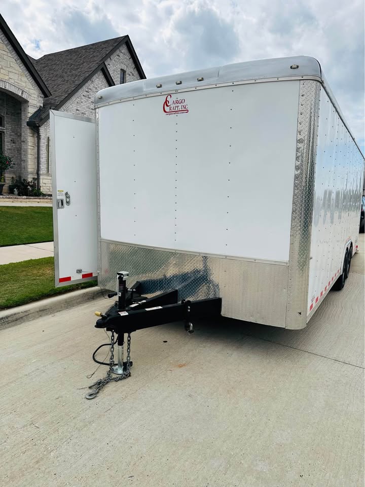 2021 Cargo Craft 20 ft enclosed car hauler trailer, photo 10