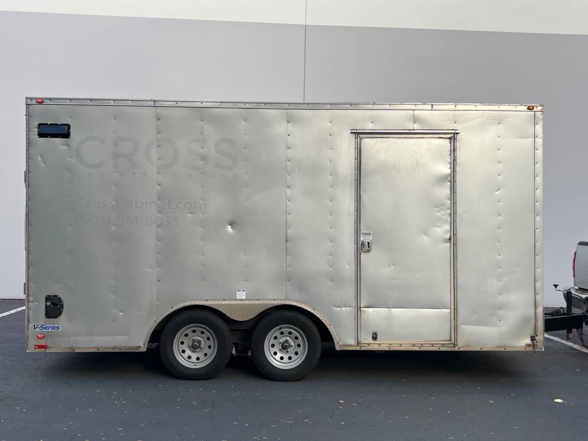 2019 Continental Cargo Enclosed 8’x16 plus V-Nose Trailer, photo 2