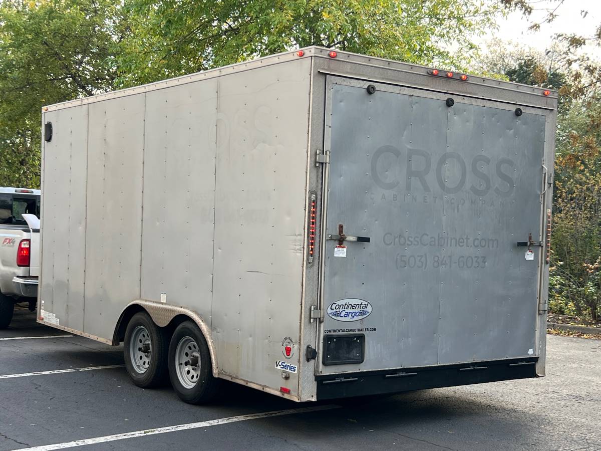 2019 Continental Cargo Enclosed 8’x16 plus V-Nose Trailer, photo 5
