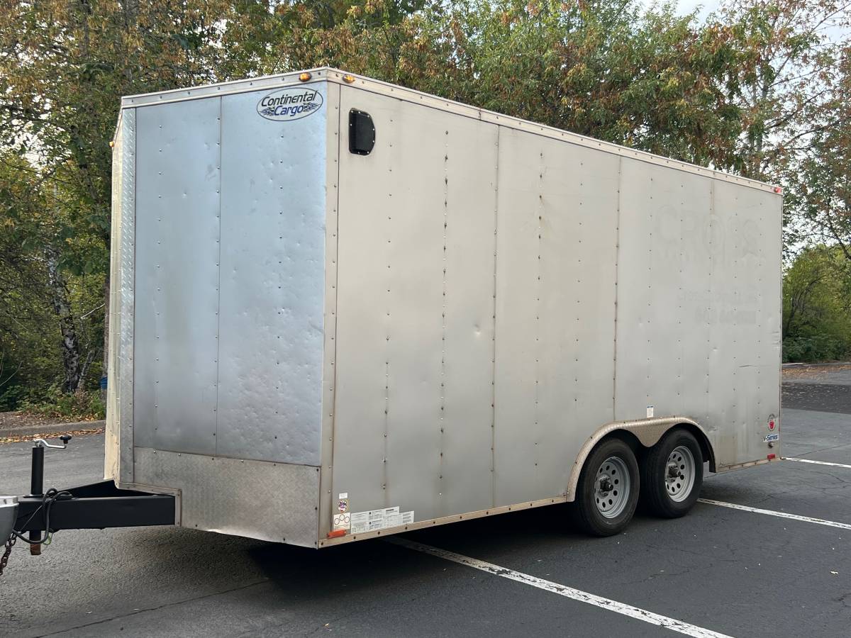 2019 Continental Cargo Enclosed 8’x16 plus V-Nose Trailer, photo 6