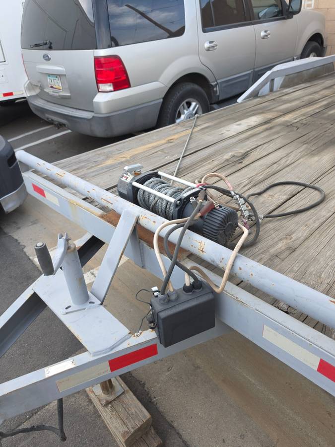 20 ft flatbed car hauling trailer, photo 2