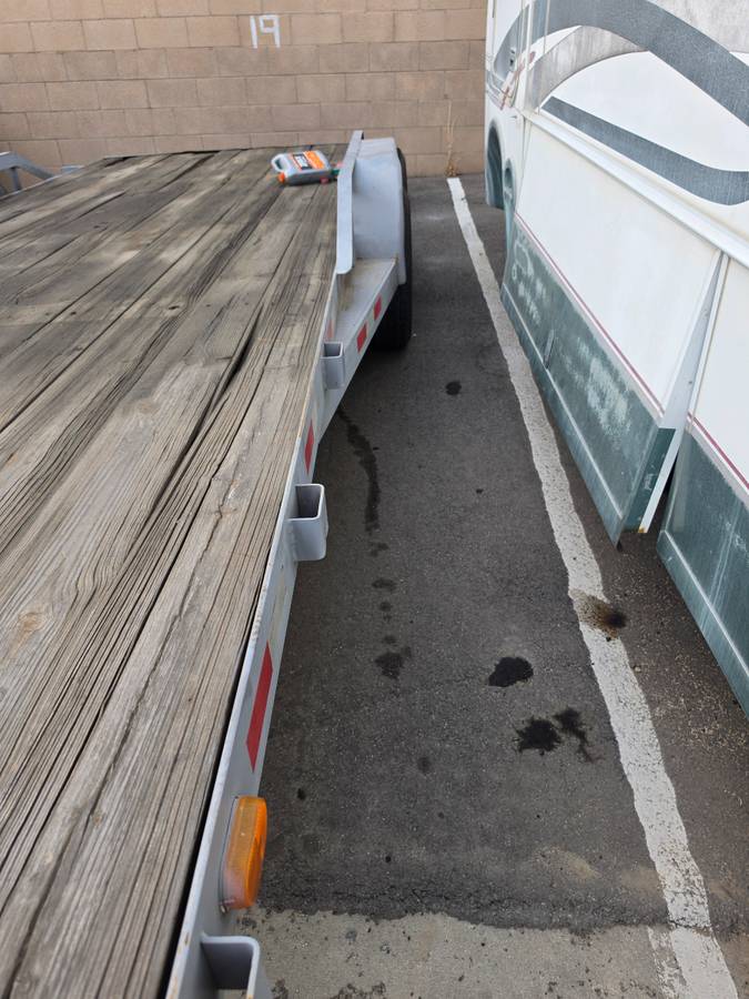 20 ft flatbed car hauling trailer, photo 4