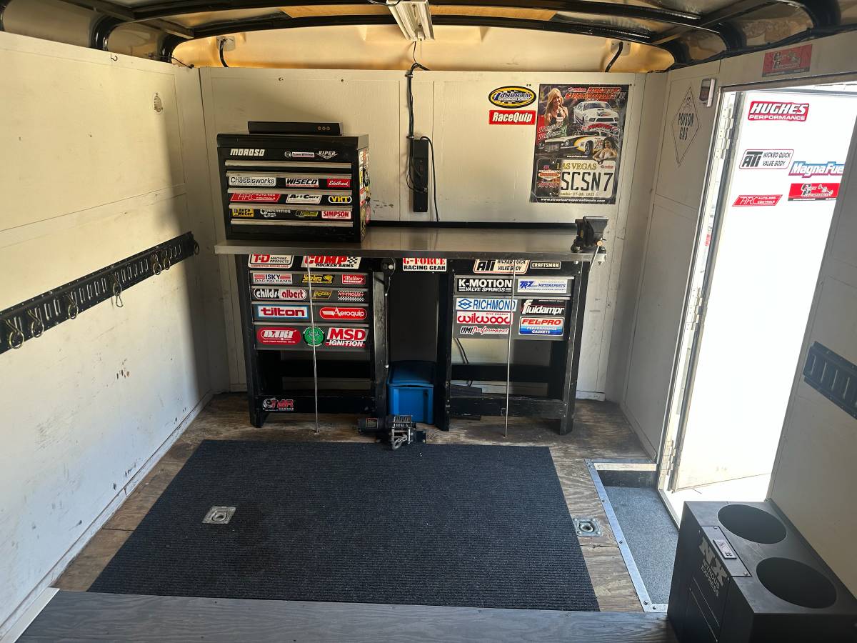 Race car enclosed trailer, photo 7